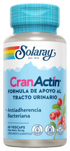 Solaray Cranactin 60 Vegetable Capsules