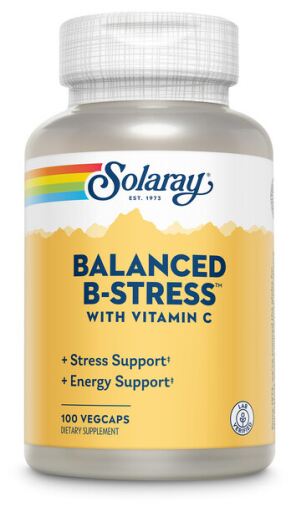 Solaray Nutritionally Balanced B-Stress 100 Vegetable Capsules