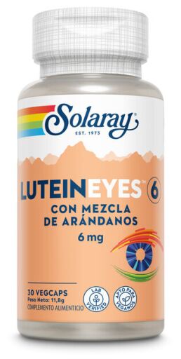 Solaray Lutein Eyes 6 mg 30 Capsules