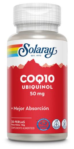 Solaray Ubiquinol Coq10 50 mg 30 Pearls