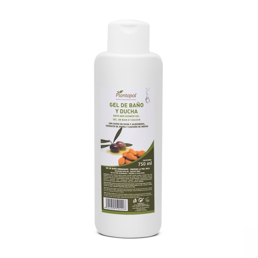 PlantaPol Shower Gel Olive oil and Almonds+Oat+Horse Chestnut 750 ml