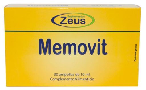 Suplementos Zeus Memovit 30 Ampoules