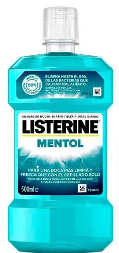 Listerine Menthol Mouthwash 500 ml
