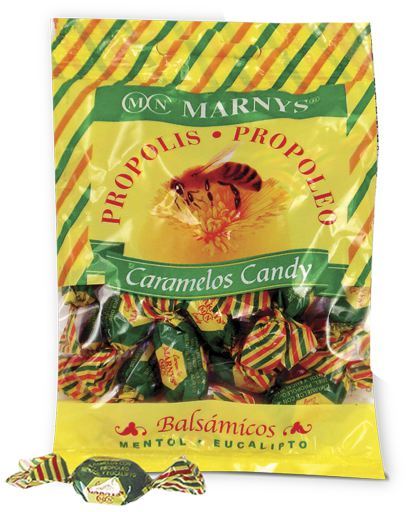Propolis, Honey, Menthol and Eucalyptus candies 60 gr