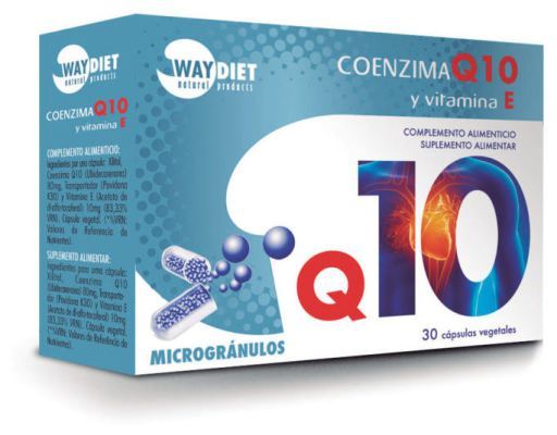 Waydiet Co Q10 + Vitamin E 30 Capsules