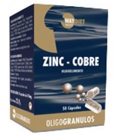 Waydiet Zinc + Copper Oligogranules 50 Capsules