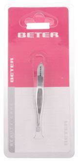 Beter Chromeplated straight-tip tweezers
