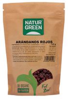 Dehydrated ecological red cranberries 125g