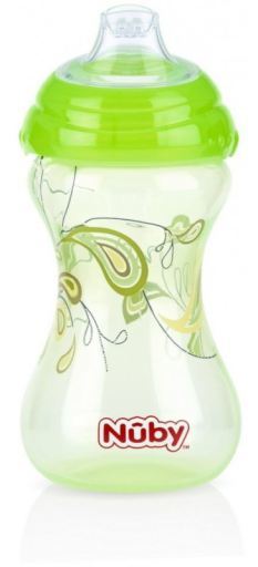 ergonomic cup decorated 300ml Click It lidded