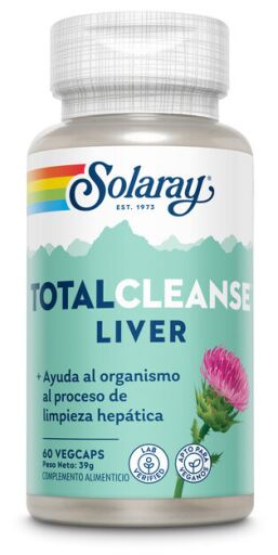 Solaray Total Cleanse Liver 60 Vegetable Capsules