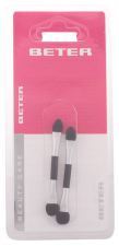 2 Eye shadow applicators, foam
