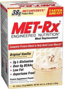 Met-Rx Vanilla 18 Packets