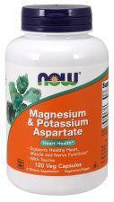 Magnesium and Potassium Aspartate 120 Vegetable Capsules