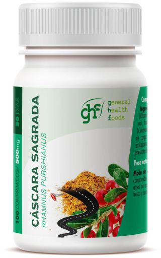 GHF Cascara Sagrada 500 mg 100 Tablets