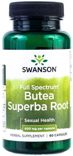 Full Spectrum Butea Superba Root 400 mg 60 Capsules