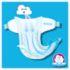 Dry Baby Diaper Size 4 with 124 Units + 128 wipes