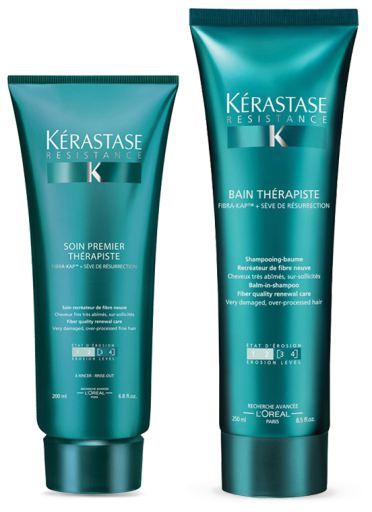 K&eacute;rastase Champ&uacute; Bain Therapiste 250 ml + Tratamiento Premiere Therapiste 200 ml