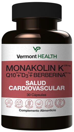 Monakolin Q10+D3+Berberine 30 Capsules