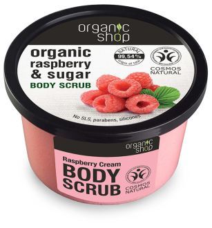 Organic Shop Raspberry Cream Body Scrub 250 ml