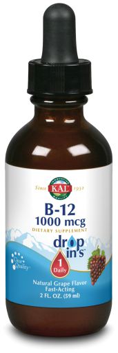 Kal Vegetarian B12 Drops 1000mcg 53ml