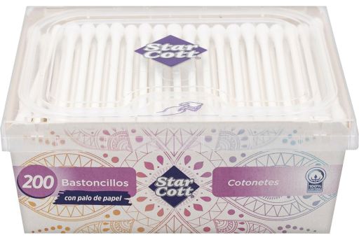 Cotton Buds with Paper Stick 200 Units