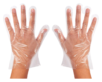 Disposable Polyethylene Gloves Hdpe 100 units