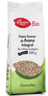 El Granero Integral Organic Gluten-Free Soft Whole Grain Oat Flakes 500 gr