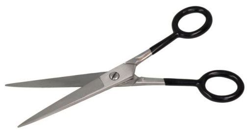 Zenish Metal Silver Handle Scissors 7"