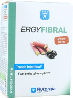 Nutergia Ergyfibral Fiber 12 Chewable Cubes