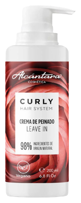 Alcantara Curly Hair System Leave In Styling Cream 200 ml