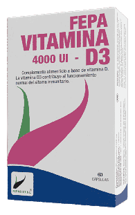 Fepadiet Vitamin D3 4000Ui 60 Capsules