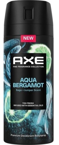 Axe Aqua Bergamot Body Spray Deodorant 150 ml