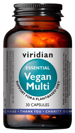 Viridian Essential Vegan Multi 30 Capsules