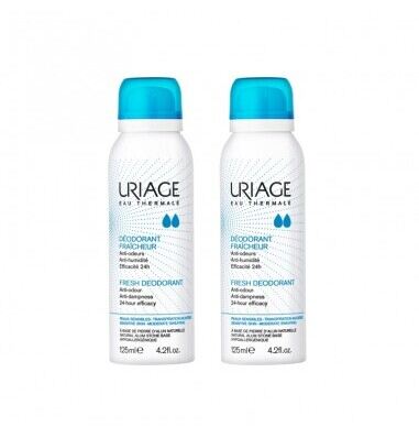 Uriage Eau Thermale Duo Refreshing Deodorant Spray 2 x 125 ml