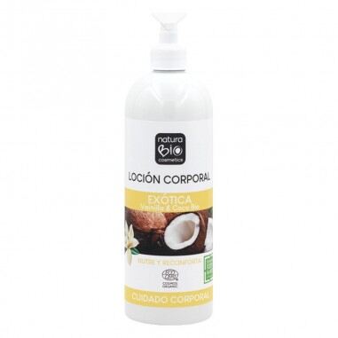NaturaBIO Cosmetics Organic Vanilla and Coconut Exotic Body Lotion 500 ml