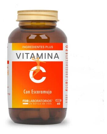 FDB Laboratorios Vitamin C 1000 mg with Rosehip 60 Tablets