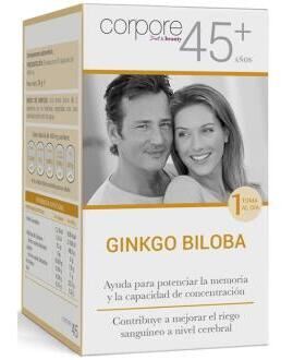 Corpore Diet 45+ Ginkgo Biloba Memory 60 Capsules