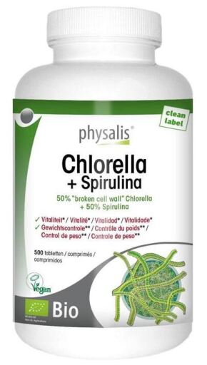 Chlorella + Spirulina 500 Tablets