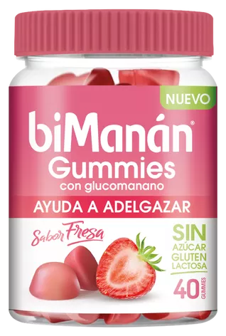 biMan&aacute;n Gummies with Glucomannan 40 Gummies