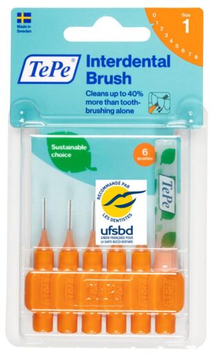 TePe Interdental Brush 0.45 Orange 6 Units