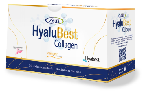 Suplementos Zeus Hyalubest Collagen 30 Sticks + 30 Capsules