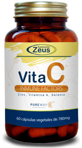 Suplementos Zeus Vitamin C Immune Factors 60 Capsules