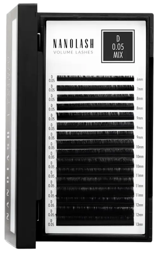 Nanolash Volume Lashes False Eyelashes 0.05 D 1 Unit