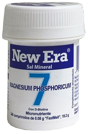 New Era Schussler Salts No 07 Magnesium Phosphoricum 240 Tablets