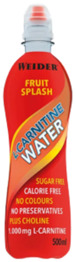 Weider L-Carnitine Water Fruit Splash 500 ml x 6 Units