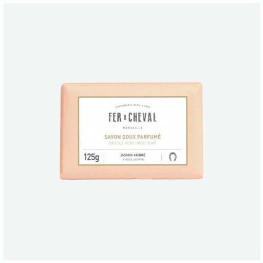 Fer A Cheval Jasmine and Amber Scented Solid Soap 125 gr