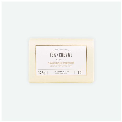 Fer A Cheval White Tea and Yuzu Scented Solid Soap 125 gr