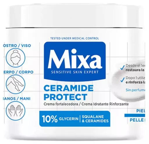 Mixa Ceramide Protect Strengthening Cream for Very Dry Skin 400 ml