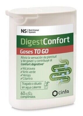 Digestconfort Gases To Go 60 Tablets
