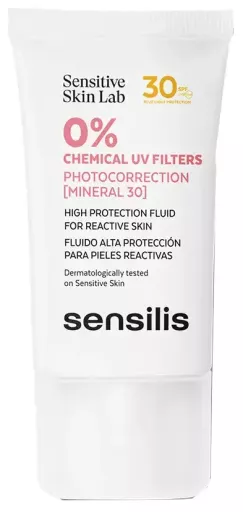 Sensilis Photocorrection Mineral 30 Fluid for Reactive Skin SPF30 40 ml